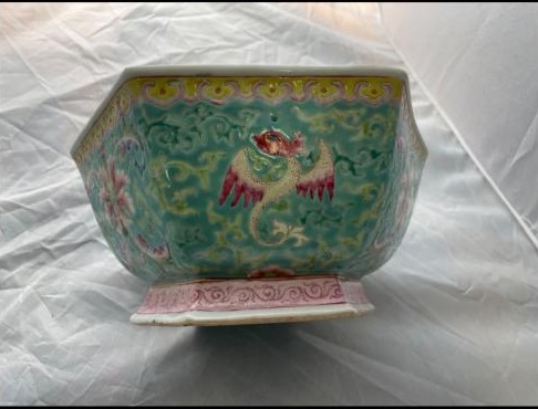 Before: a bowl photographed on a crumpled sheet